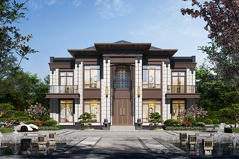 器宇系列-两层新中式占地151平